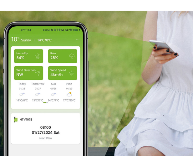 Rainpoint Sterownik nawadniania 1-strefowy z aplikacją - 1540767 - zdjęcie 3
